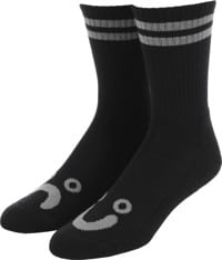 Polar Skate Co. Happy Sad Classic Sock - black/heather grey