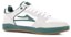 Lakai Telford Low Skate Shoes - white suede/cordura spruce