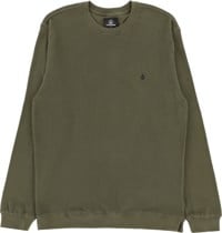 Volcom Gridstone Crew L/S T-Shirt - brinstone