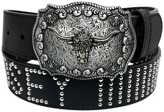 Loosey Interchangeable Buckle Belt - black - view large