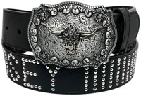Loosey Interchangeable Buckle Belt - black