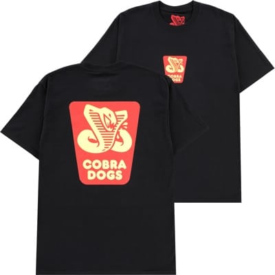 Cobra Dogs Condiment Label T-Shirt - black - view large