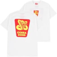 Cobra Dogs Condiment Label T-Shirt - white