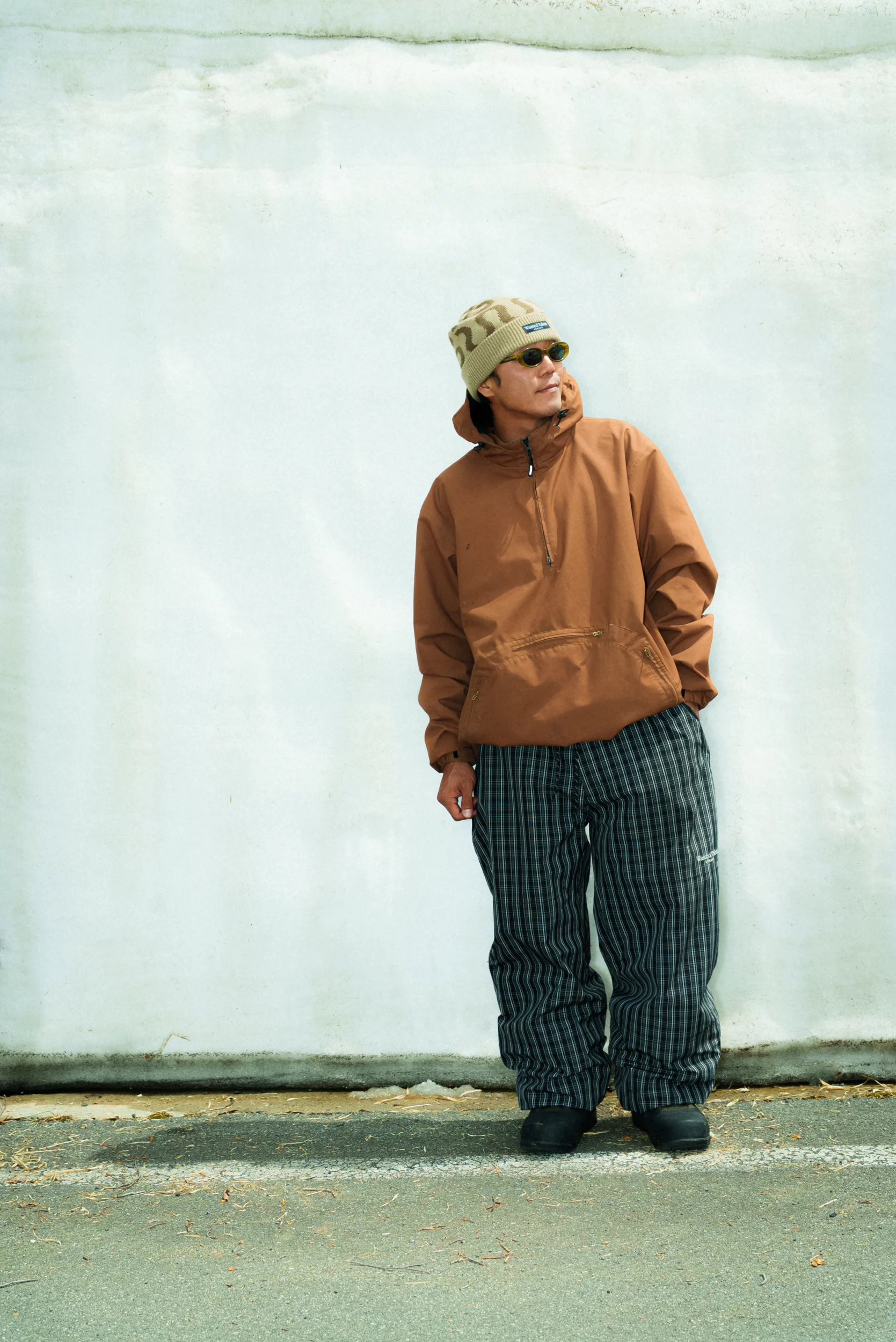 NOMADIK × WASTED TALENT WT OUTERWEAR PNT Wasted Talent X Nomadik Outerwear Pants - Check Grey