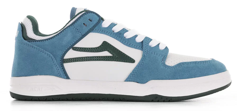Lakai Telford Low Skate Shoes - slate/pine suede | Tactics