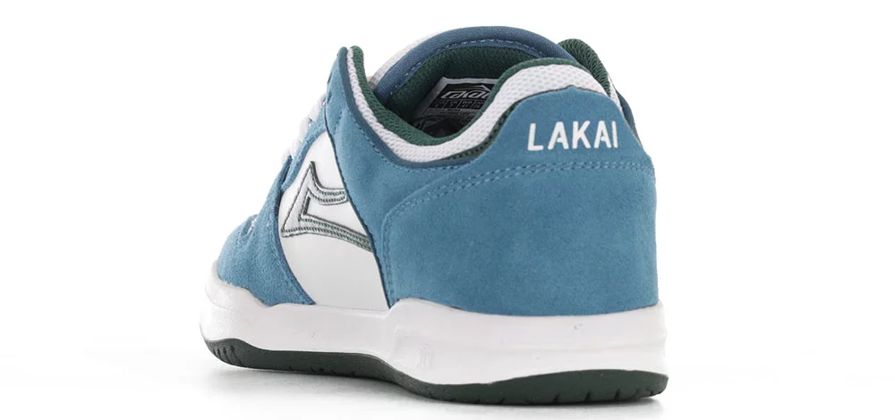 Lakai Telford Low Skate Shoes - slate/pine suede | Tactics