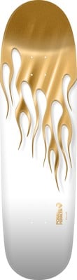 Powell Peralta Hot Rod Flames 9.375 Skateboard Deck - white/gold - view large
