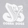 Cobra Dogs OG Logo Crew Sweatshirt - heather grey - front detail