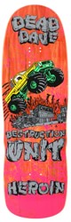 Heroin Dead Dave Knock Off 10.1 Skateboard Deck - orange