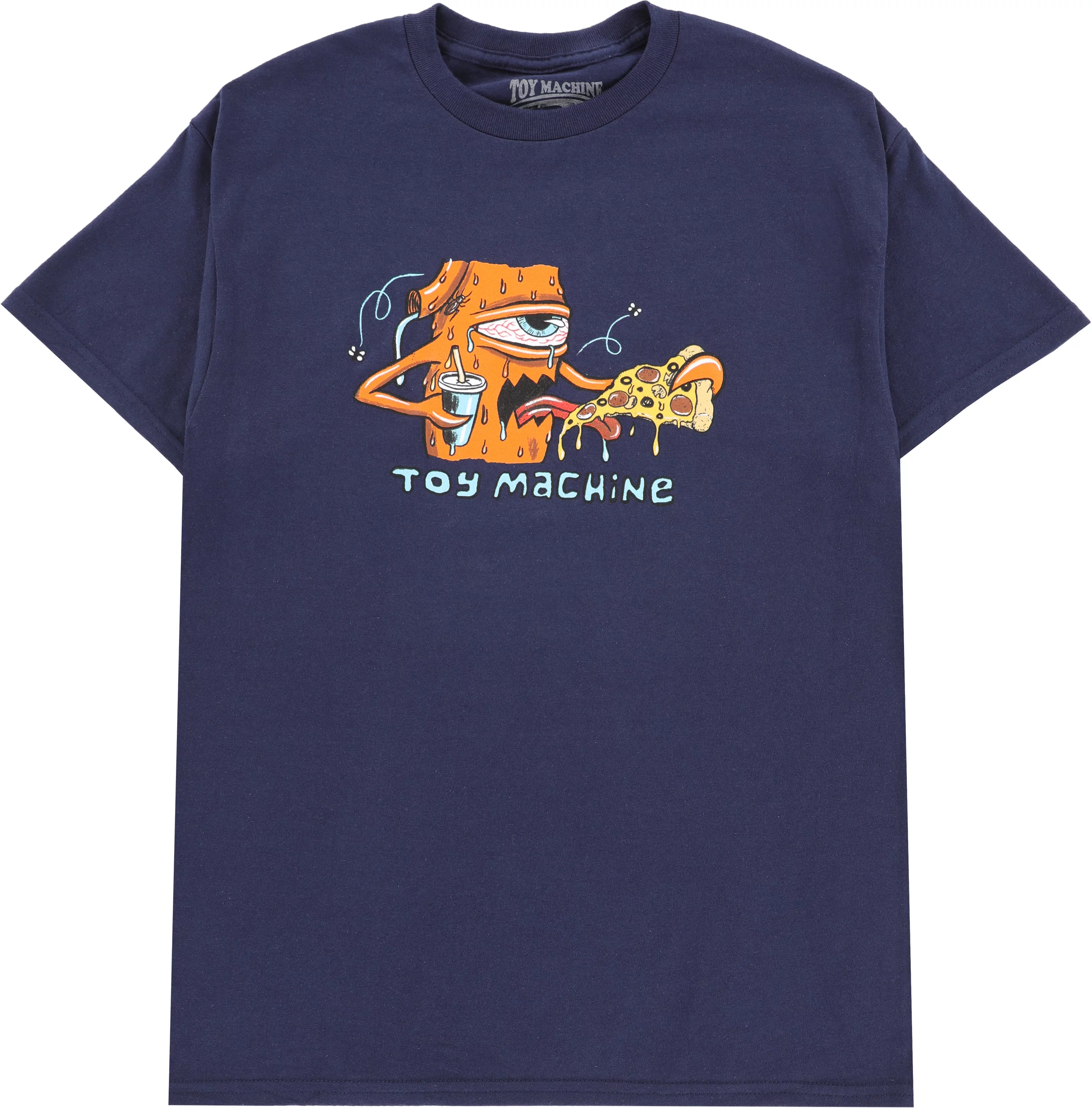 Toy Machine Pizza T-Shirt - navy | Tactics