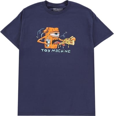 Toy Machine Pizza T-Shirt - navy - view large