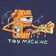 Toy Machine Pizza T-Shirt - navy - front detail