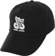 Cobra Dogs Embroidery Snapback Hat - black