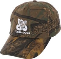 Cobra Dogs Embroidery Snapback Hat - camo