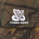 Cobra Dogs Embroidery Snapback Hat - camo - front detail