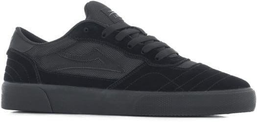 Lakai Cambridge Skate Shoes - black/black/black suede - view large
