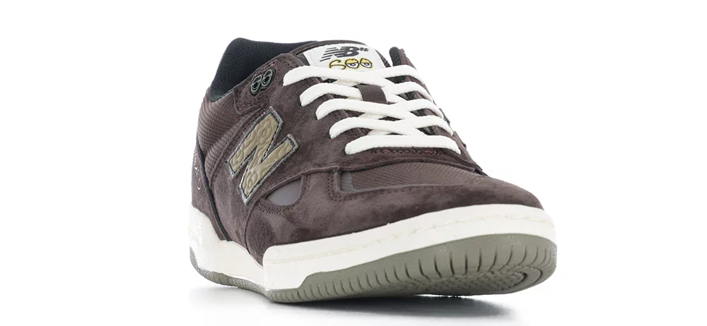 靴 noimkii New Balance Numeric 600 Tom Knox Skate Shoes - (krooked) brown