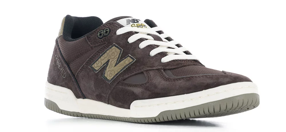 New Balance Numeric 600 Tom Knox Skate Shoes - (krooked) brown