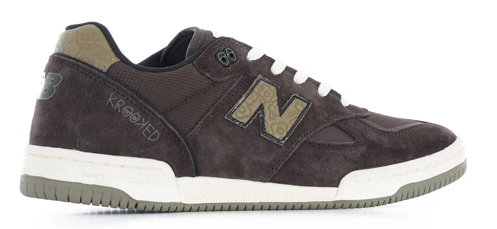 New Balance Numeric 600 Tom Knox Skate Shoes - (krooked) brown