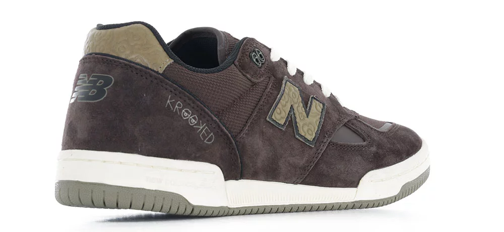 New Balance Numeric 600 Tom Knox Skate Shoes - (krooked) brown