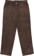 Former Distend Cord Pants - chocolate