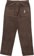 Former Distend Cord Pants - chocolate - reverse