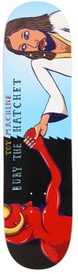 Toy Machine Bury The Hatchet Symmetrical 8.25 Skateboard Deck - view large