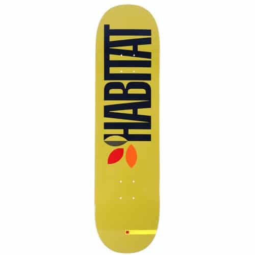 Habitat Apex Twin 8.5 Skateboard Deck - yellow | Tactics