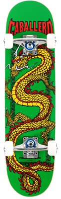 Powell Peralta Caballero Chinese Dragon Birch 7.5 Complete Skateboard - green - view large