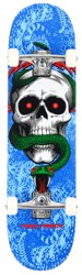 Powell Peralta Skull & Snake Birch 8.25 Complete Skateboard - blue