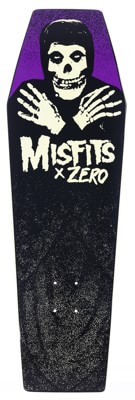 Zero Misfits Coffin Glow In The Dark 9.5 Skateboard Deck - view large
