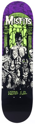 Zero Misfits Earth AD Glow In The Dark 8.25 Skateboard Deck - view large