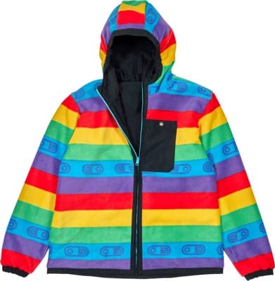 Airblaster Double Puff Reversible Jacket - rainbow stripe | Tactics
