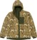 Airblaster Double Puff Reversible Jacket - tan big terry - inside