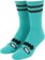 Toy Machine Monster Face Sock - green