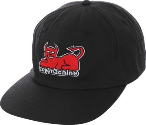 Toy Machine Devil Cat Strapback Hat - black - view large