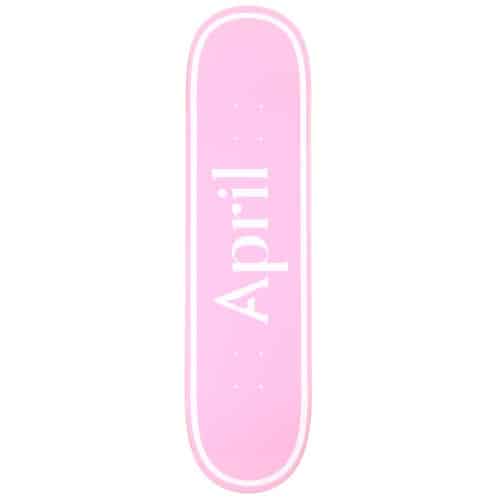 April OG Logo 8.25 Skateboard Deck | Tactics