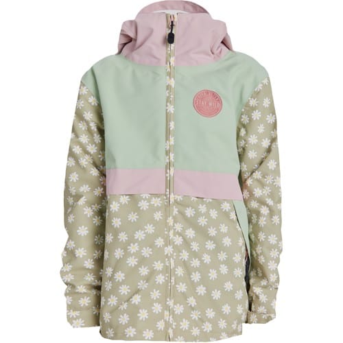 Airblaster Youth Trencher Full Zip Jacket - tan daisy | Tactics