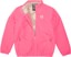 Airblaster Youth Double Puffling Reversible Fleece Jacket - blush big daisy - inside