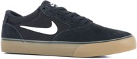 Nike SB Chron 2 Skate Shoes - black/black/gum light brown/white