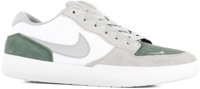 Nike SB Force 58 Skate Shoes - white/flt silver-fir-white