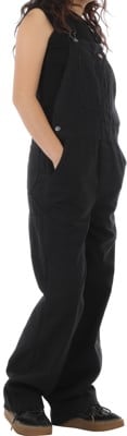 Dickies Women's Duck Canvas Bib Overall Pants - black - view large