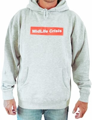 Midlife Crisis Crooked Block Hoodie - light heather - view large