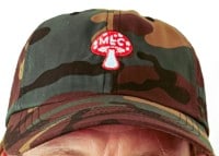 Midlife Crisis Shroomin' Dad Strapback Hat - camo