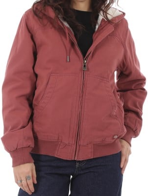 Dickies Women's Sherpa Duck Bomber Jacket - apple butter - view large