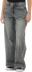 RVCA Women's Loosey Jeans - dusty blue wash