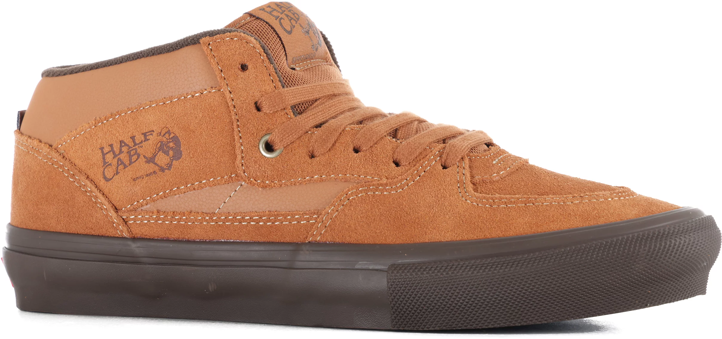 VANS MEN\'S 6 HALF CAB SKATEBOARD SHOES BROWN GUM NWOB VANS SKATE HALF CAB - BROWN/GUM VN0A2Z34B7G1 - PLA Skateboarding main image 2
