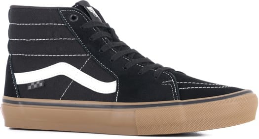 Vans Skate Sk8-Hi Shoes - black/gum/white - view large