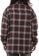 Volcom Women's Insulated Riding Flannel Jacket - oxblood - reverse
