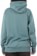 Volcom Women's Riding Hydro Hoodie - arctic blue - reverse